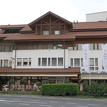 Hotel Loetschberg Spiez Buitenkant foto