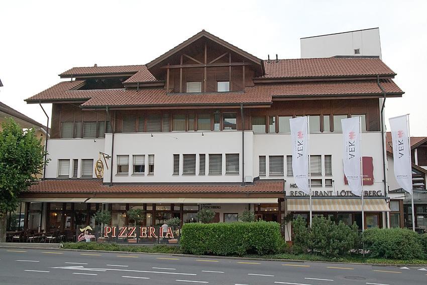 Hotel Loetschberg Spiez Buitenkant foto